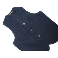 RISING SUN & Co. RAW DUCK OUTDOOR VEST/made in U.S.A./navy画像