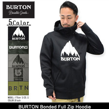 BURTON Bonded Full Zip Hoodie 165381画像