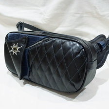 THE FLAT HEAD FN-B6H2-1 VINTAGE HORSE HIDE CROCODILE BODY BAG HDB-003R画像