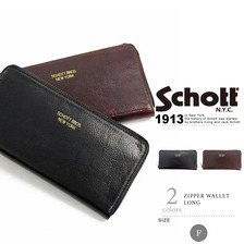 Schott ZIPPER WALLET LONG 3169018画像