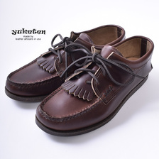 YUKETEN BLUCHER with KILTIE w/camp sole CXL BROWN画像