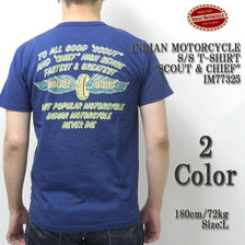 INDIAN MOTORCYCLE S/S T-SHIRT "SCOUT & CHIEF" IM77325画像