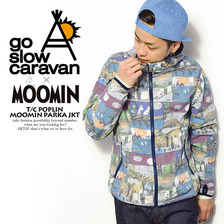 go slow caravan T/C POPLIN MOOMIN PARKA JACKET 345402画像
