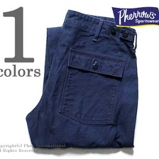 Pherrow's インディゴ ベイカーパンツ PUPT1-INDIGO画像