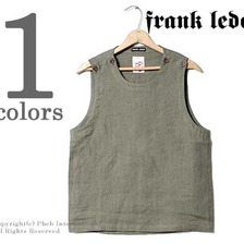 FRANK LEDER VINTAGE LINEN 肩ボタン リネンベスト 0717045画像