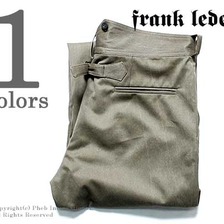 FRANK LEDER TRIPLE WASHED COTTON トラウザーズ パンツ 0713015画像