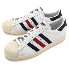 adidas SUPER STAR 80S RUNNING WHITE/COLLEGE NAVY/CHOKE WHITE AQ4654画像