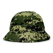 STUSSY CAMO BUCKET HAT OLIVE画像