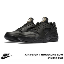 NIKE AIR FLIGHT HUARACHE LOW BLACK/BLACK/ANTHRACITE 819847-002画像