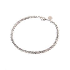 FRANK CHROME BRACELET &ldquo;ROPE&rdquo; by Mr. FRANK GOLD-200mm-シルバー FKJP-AC-151画像