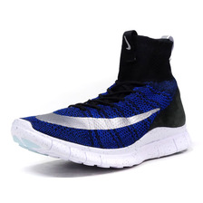 NIKE FREE FLYKNIT MERCURIAL "LIMITED EDITION for NSW FLYKNIT" BLU/SLV/BLK/WHT 836126-041画像