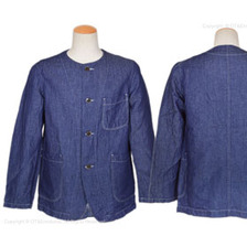 JOHNBULL コットンリネン ノーカラージャケット 12469画像