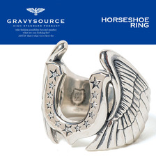 GRAVYSOURCE HORSESHOE RING GSRP-AC02画像