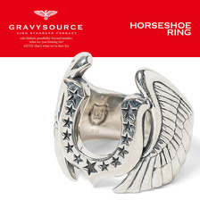 GRAVYSOURCE HORSESHOE RING GSRP-AC01画像