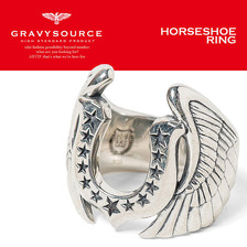 GRAVYSOURCE HORSESHOE RING GSRP-AC01画像