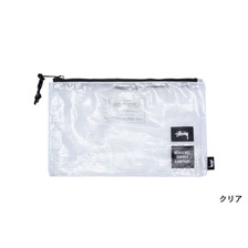 STUSSY &times; Herschel Supply Clear SP16 Tarpaulin Medium Network Pouch 134156画像
