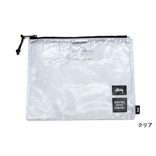 STUSSY &times; Herschel Supply Clear SP16 Tarpaulin Large Network Pouch 134155画像