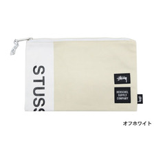 STUSSY &times; Herschel Supply Heavy Canvas Medium Network Pouch 134147画像