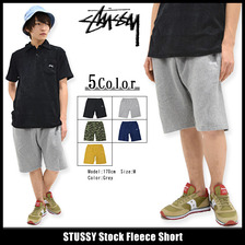 STUSSY Stock Fleece Short 112178画像