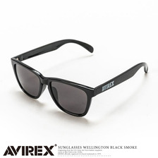 AVIREX SUNGLASSES WELLINGTON BLACK SMOKE 6169089画像