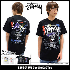 STUSSY WT Doodle S/S Tee 1903818画像
