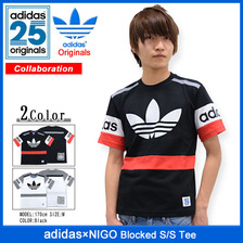 adidas Originals × NIGO Blocked S/S Tee AJ5183/AJ5182画像