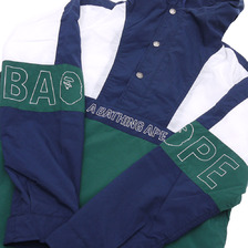 A BATHING APE COLOR BLOCK PULLOVER HOODIE JACKET画像