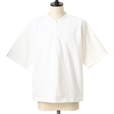 AURALEE STAND-UP HENLEY NECK TEE A6SH02SU画像