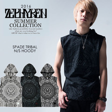 Zephyren SPADE TRIBAL N/S HOODY画像