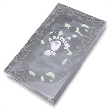 A BATHING APE CITY CAMO COLLEGE I PHONE 6/6S CASE BLACK画像