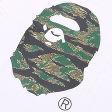 A BATHING APE TIGER CAMO BIG APE HEAD TEE画像