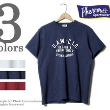 Pherrow's UAW CIO プリントTシャツ 16S-PTJ1画像