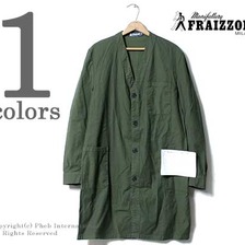 FRAIZZOLI ノーカラーワークコート 700055-108/Z040KX30B画像