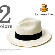 ECUA-ANDINO ハンドメイド クラシックパナマハット画像
