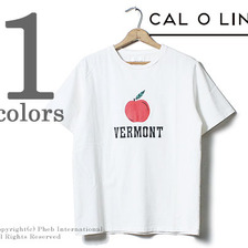 CAL O LINE VERMONT APPLE プリントTシャツ CL161-071画像