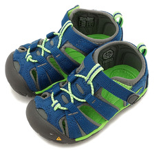 KEEN Seacamp II CNX TOTS True Blue/Jasmine Green 1014443画像