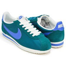 NIKE CLASSIC CORTEZ NYLON RIO TEAL / PHOTO BLUE - SAIL 807472-341画像