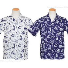 Duke Kahanamoku 半袖ハワイアンシャツ DUKE WATERMANS DK37201画像