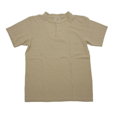 Loop & Weft Egyptian Nile Cotton 2 button Henley neck Tee Shirts LRH1008画像