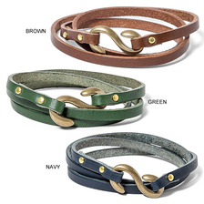 TOYPLANE LEATHER BRACELET TP16-NAC01画像