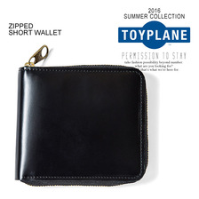 TOYPLANE ZIPPED SHORT WALLET画像