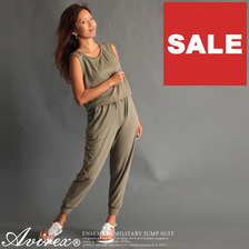 AVIREX WOMENS ENSEMBLE MILITARY JUMP SUIT 6263147画像