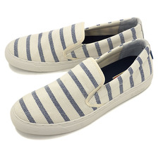 mobus SLIP ON NAVY STRIPE M1522JS-3131画像
