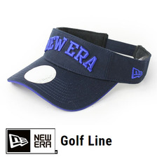 NEW ERA GOLF Sun Visor Cotton NEW ERA ネイビー&times;ロイヤル N11225870画像