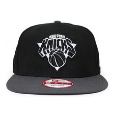 NEW ERA NEW YORK KNICKS スナップバックキャップ BLACKxGRAPHITE FFNENYK207画像