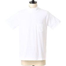 Scye 60/3度詰め天竺 配色モックタートルTシャツ 1116-21071画像