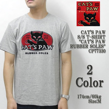 CAT'S PAW S/S T-SHIRT "CAT'S PAW RUBBER SOLES" CP77330画像