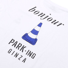 THE PARK・ING GINZA &times; bonjour records PARKING TEE WHITE画像