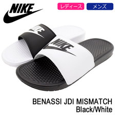 NIKE BENASSI JDI MISMATCH Black/White 818736-011画像