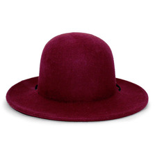 Original Chuck CELINE FULL BRIM WOOL HAT BURGUNDY CHO032画像